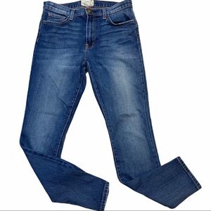 Current/Elliott High Waisted Ankle Skinny Jeans